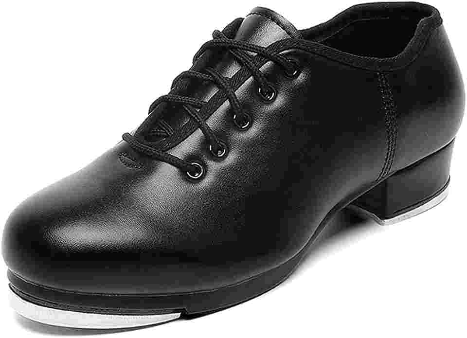 Oxford black tap shoes